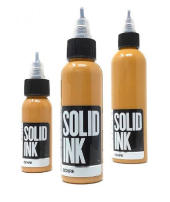 Пигмент 30ML 60ML 120ML 260ML Ocher чернил татуировки твердых чернил микро-