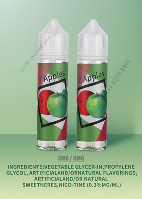 Месяца срока годности при хранении Vaping сока Vape E-жидкости FCC 3mg 6mg жидкостные 24