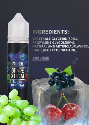 FCC никотина сока 6mg 11mg 12mg OEM 2.029OZ Vape материальный