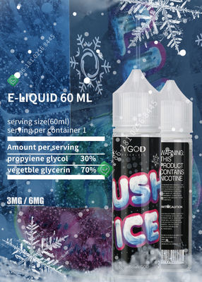 E - Жидкостная прочность 3mg 6mg 24mg никотина сока Vape заграждения с 3 летами срока годности