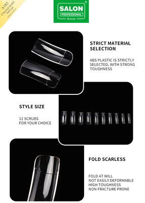 Custom Logo Nail Quick Building Extension Tool Full Cover Long Clear False Nail Tips Искусственные ногти для пальцев
