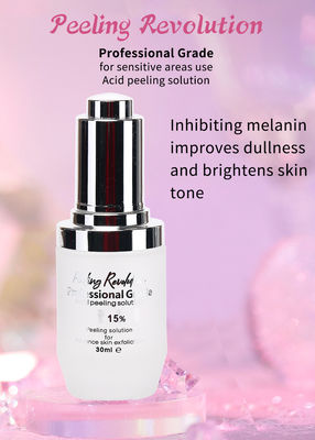 Эксфолирующая сыворотка для кожи 15% Peeling Solution Профессиональная сыворотка для эпиляции кожи