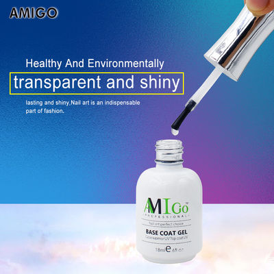 Amigo Gel Nail Polish Set UV LED Soak Off Base Glossy Matte Top Coat Gel Nail Art 18 мл. Покрытие для ногтей с гелем