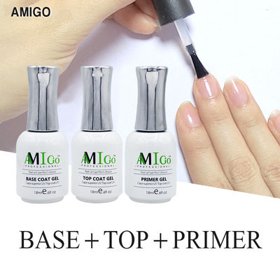 Amigo Gel Nail Polish Kit 18ml Полупостоянный Ультрафиолетовый / светодиодный лак для салонных ногтей