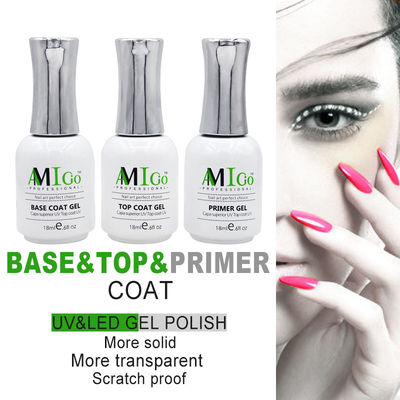 Amigo Gel Nail Polish Kit 18ml Полупостоянный Ультрафиолетовый / светодиодный лак для салонных ногтей
