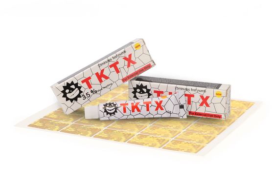 Обезболивающий крем TKTX с лидокаином для обезболивания на 3-5 часов и полуперманентного макияжа