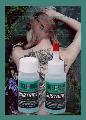 Быстродействующий гель для обезболивания татуировки с 2% лидокаином и 1,5% тетракаином для облегчения боли в 1,2 унции / штука