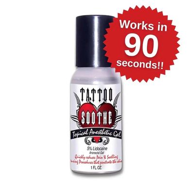 Быстродействующий гель для обезболивания татуировки с 2% лидокаином и 1,5% тетракаином для облегчения боли в 1,2 унции / штука