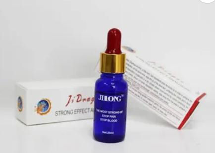 Быстродействующее средство для обезболивания татуировок Jilong 20 мл/флакон для облегчения боли, останавливает кровотечение и предотвращает аллергию