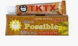 Крем для обезболивающих татуировок 55% Tktx Анестетическая мазь для татуировок Быстродействующий сильный обезболивающий крем для татуировки тела