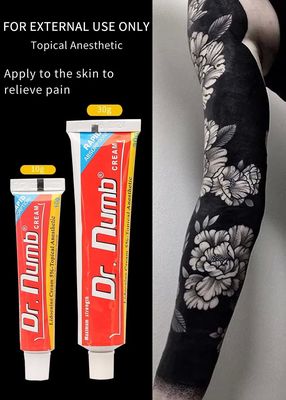 Dr Numb Topical Tattoo Numb Cream Lido-caine Skin Cream for Waxing Miro Blading Miro Needling