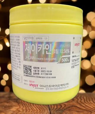 J Cain Numb Cream Korea Original Anesthetic Cream for Dermal Filler Mico Needling Permanent Makeup Effectively Relieve Pain