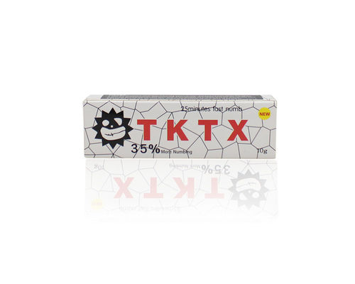 сливк 10g TKTX белая немея останавливая сливк Lidocaine анестетика губы брови боли