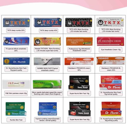 Сливк Lidocaine макияжа онемелой сливк татуировки F&E 30g постоянная для татуировки Microneedling губы брови макияжа Pemanent