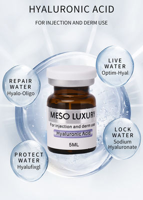 Метка частного назначения Moisturizing Hyaluronic кисловочные впрыски Mesotherapy впрысок сыворотки роскошные для более молодой стороны