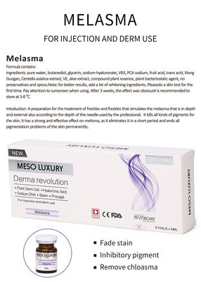 Анти- УЛЬТРАФИОЛЕТОВАЯ Meso сыворотка стороны впрыски 5ml сыворотки удаления Melasma для слепых пятен