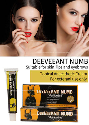 Сливк татуировки сливк Lidocaine Deeveeant облегчения боли цвет цацы 10g онемелой наркозной анти- не маслообразный белый розовый