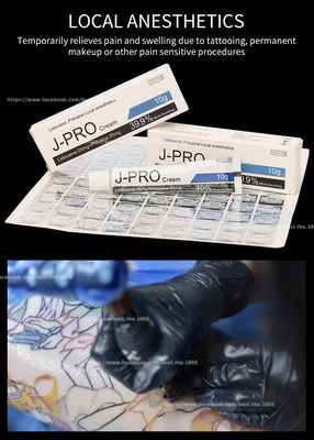 Боли стопа сливк 10g Licocaine татуировки j сливк Pro онемелой наркозная для вощить макияж татуировки постоянный