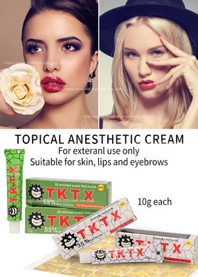 Сливк 10g татуировки зеленого цвета 55% TKTX немея вощия косметику для Microneedling