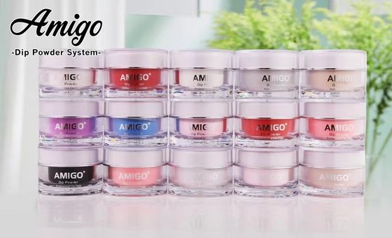 Цвета прессформы 20 системы набора порошка погружения ногтя Amigo 10g акриловые легкие