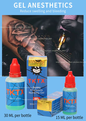 зеленый цвет 30ml геля татуировки 40% 15ml 30ml TKTX немея первоначальный сильно эффективный
