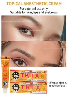 сливк 10g TKTX белая немея останавливая сливк Lidocaine анестетика губы брови боли
