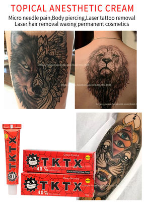 сливк 10g TKTX белая немея останавливая сливк Lidocaine анестетика губы брови боли