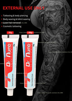 Татуировка макияжа Д-р Онемел 30g постоянная немеет TATTOOIST геля 30ml TKTX бирки #45 оптовой цены сливк Lidocaine сливк безболезненный