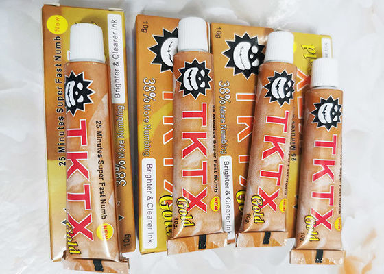 Остановите Lidocaine Microblading золота 10g сливк татуировки боли TKTX немея