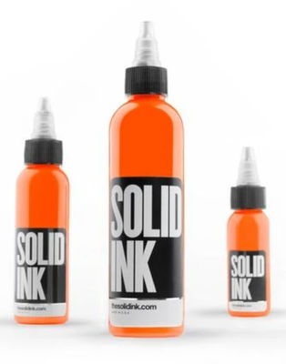 Pure Permanent Makeup Pigment Orange Tattoo Ink Solid Body Tattoo Ink 30ML 60ML 120ML 260ML