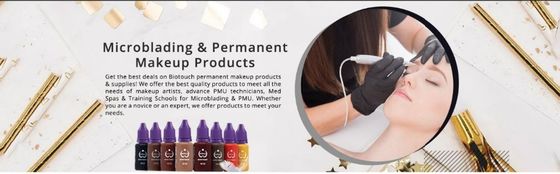 чернила 1/2 OZ постоянного макияжа Брауна пигмента 15ml Biotouch Microblading косметические