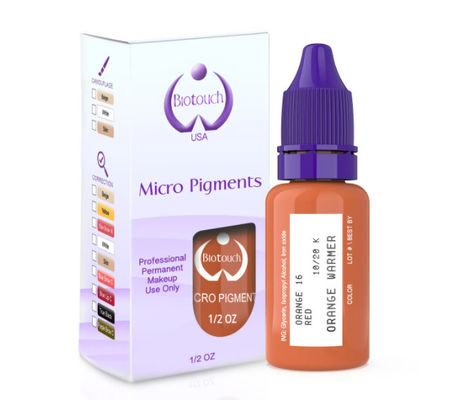 Цвета пигмента Biotouch MicrGel polishgment бровь поставок Microblading макияжа оранжевого постоянная затеняя MicrGel polishgmentation