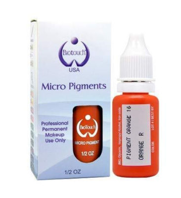 Цвета пигмента Biotouch MicrGel polishgment бровь поставок Microblading макияжа оранжевого постоянная затеняя MicrGel polishgmentation